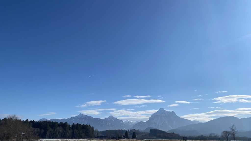 Blick in Richtung Alpen über Füssen | Johannes Ulrich Gehrke