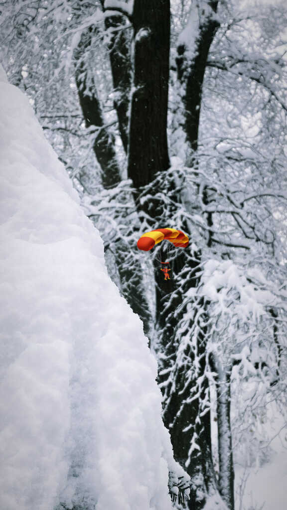 Winter-Paraglding in Augsburg | Johannes Ulrich Gehrke